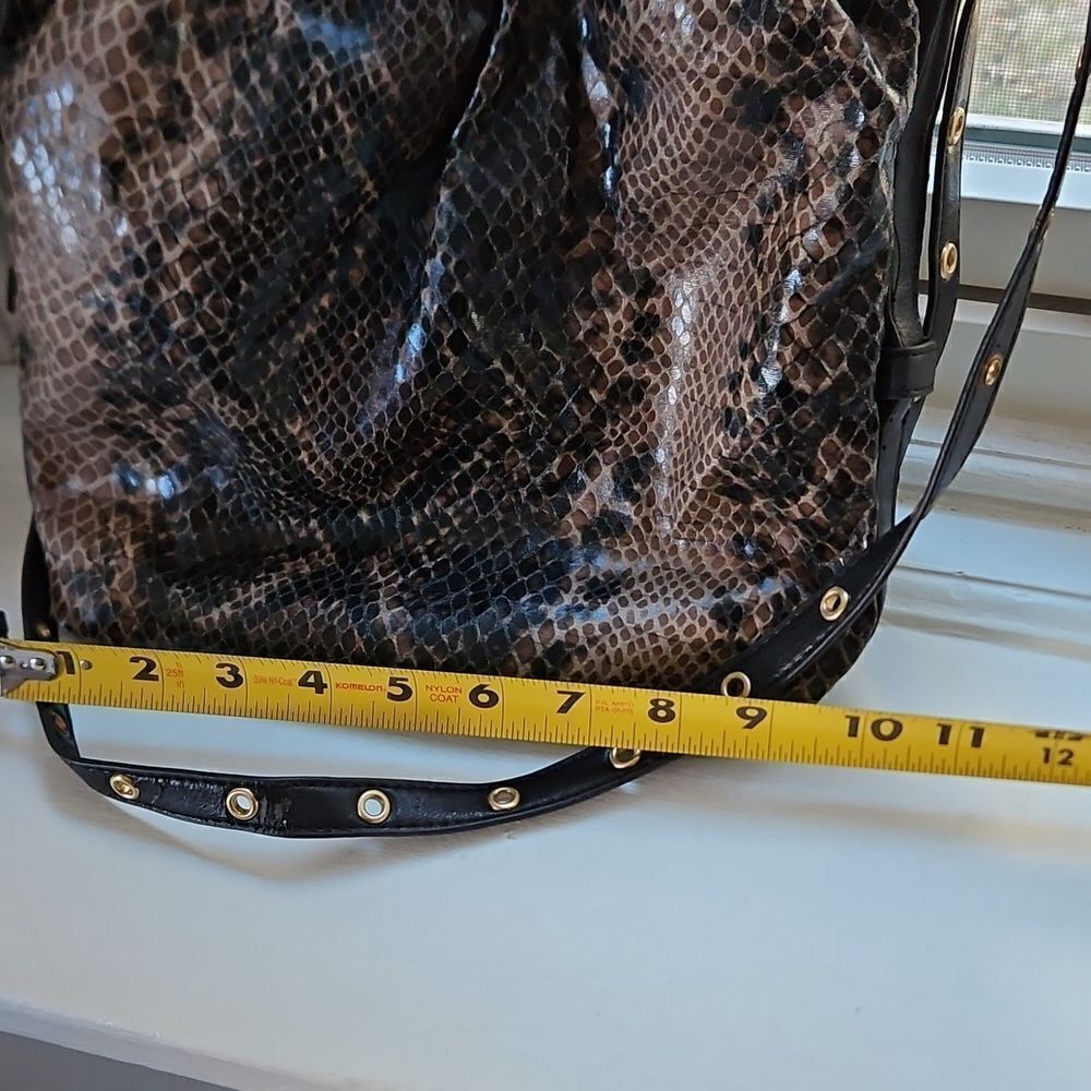 Sondra Roberts Snake Print Shoulder Bag - Picture 7 of 10